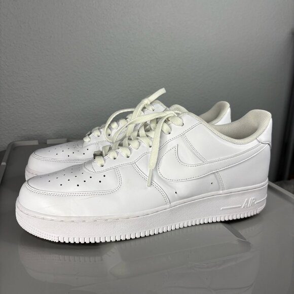 Nike Air Force 1 '07 Triple White CW2288-111 - Picture 1 of 7